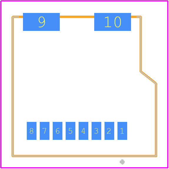 TF-104 - XUNPU PCB footprint - Other - Other - TF-104-1