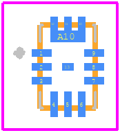 MP2147GD-Z - Monolithic Power Systems (MPS) PCB footprint - Other - Other - QFN-12 (2mmx3mm) 