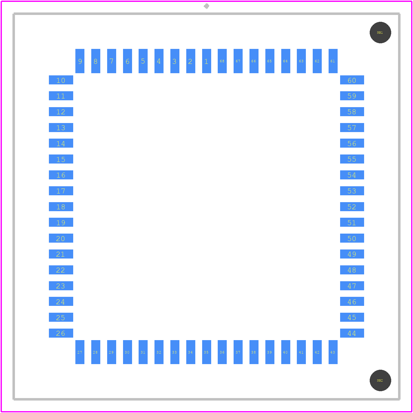 8468-21A1-RK-TP - 3M PCB footprint - Other - Other - 8468-21A1-RK-TP-2