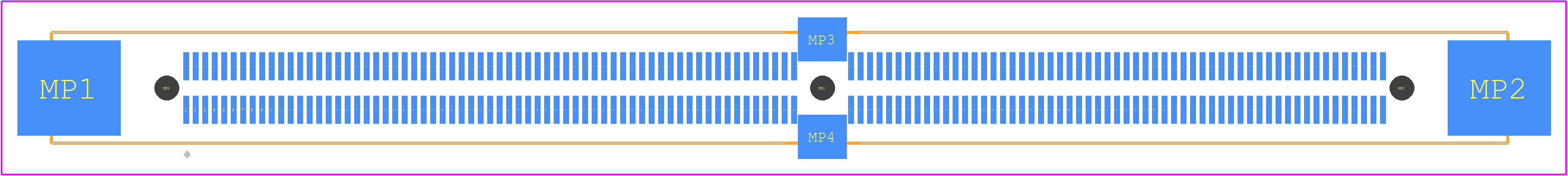 87782-3005 - Molex PCB footprint - Other - Other - 87782-3005-1