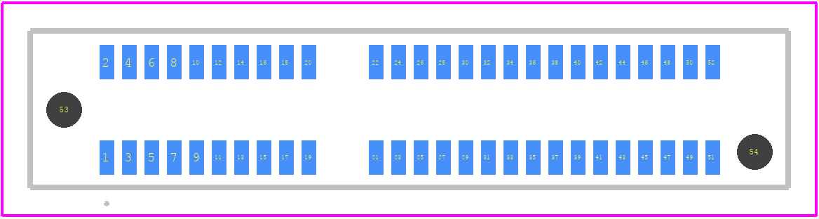 HSEC8-116-01-L-DP-A-K - SAMTEC PCB footprint - Other - Other - HSEC8-116-01-L-DP-A-K-1