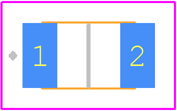 MINIASMDC260F/12-2 - LITTELFUSE PCB footprint - Other - Other - miniASMDC