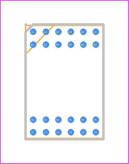 LTM2892CY-S#PBF - Analog Devices PCB footprint - BGA - BGA - 24-Lead (9mm x 6.25mm x 2.91mm)