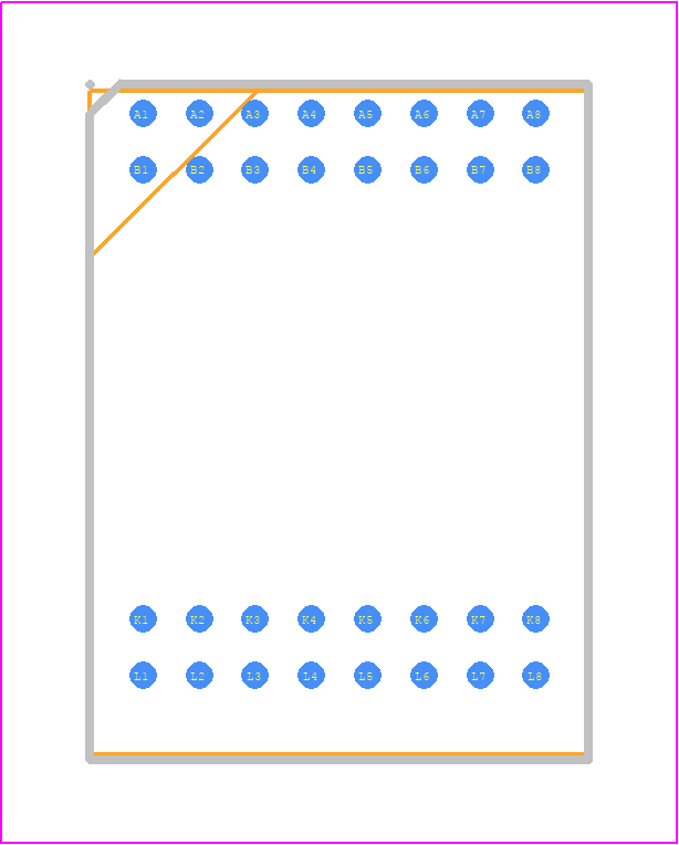 LTM2882HY-5#PBF - Analog Devices PCB footprint - BGA - BGA - BGA Package 32-Lead (15mm × 11.25mm × 3.42mm)-ren1