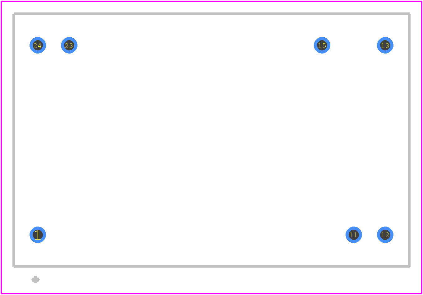 TRI 6-2422 - Traco Power PCB footprint - Other - Other - TRI 6- dual