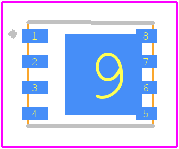 SIRA84BDP-T1-GE3 - Vishay PCB footprint - Other - Other - SIRA84BDP-T1-GE3-3