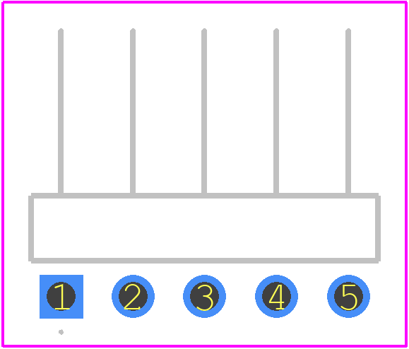 104349-3 - TE Connectivity PCB footprint - Other - Other - 104349-3-3