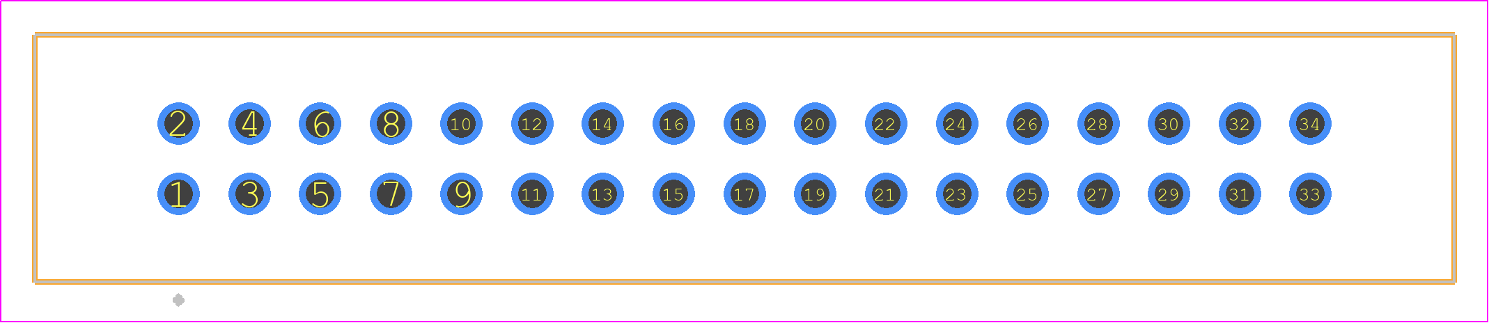 09185346324 - HARTING PCB footprint - Other - Other - 09185346324