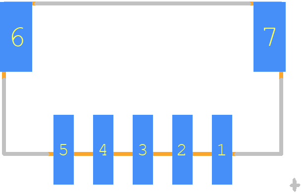 S5B-PH-SM4-TB(LF)(SN) - JST (JAPAN SOLDERLESS TERMINALS) PCB footprint - Other - Other - S5B-PH-SM4-TB_1