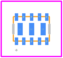 SP3384NUTG - LITTELFUSE PCB footprint - Other - Other - μDFN-10 (3.0x2.0mm)