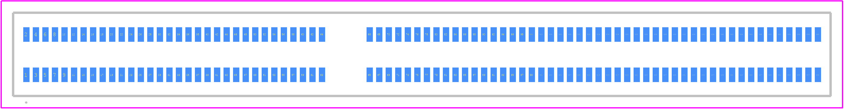 HSEC8-180-01-S-DV - SAMTEC PCB footprint - Other - Other - HSEC8-180-01-S-DV-2