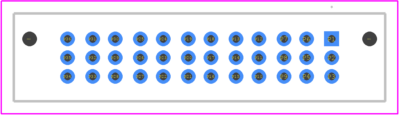 UPS-06-04.0-01-L-V - SAMTEC PCB footprint - Other - Other - UPS-06-04.0-01-L-V-1