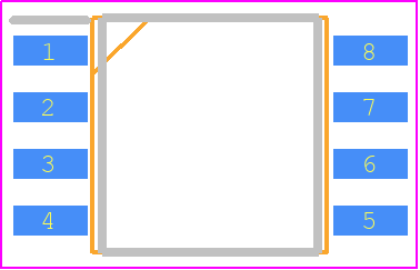 M25PX16-VMW6TG - Micron PCB footprint - Small Outline Packages - Small Outline Packages - SO8W