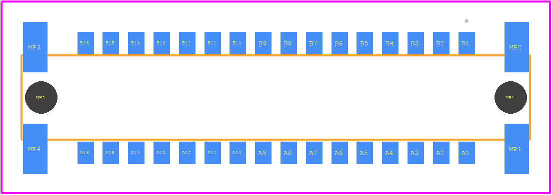 254589 - TE Connectivity PCB footprint - Other - Other - 254589