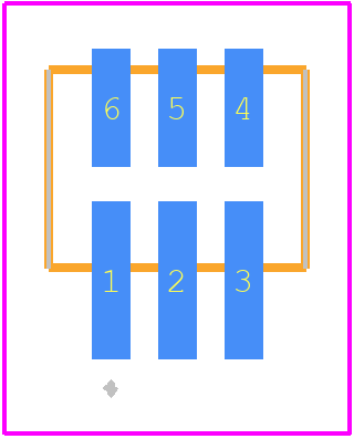 87437-0343 - Molex PCB footprint - Other - Other - 87437-0343-1