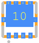 AON7403 - Alpha & Omega Semiconductors PCB footprint - Other - Other - DFN 3x3 EP