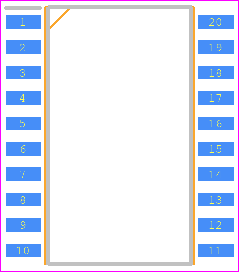 KID65783AF-EL/P - KEC PCB footprint - Small Outline Packages - Small Outline Packages - KID65783AF-EL/P