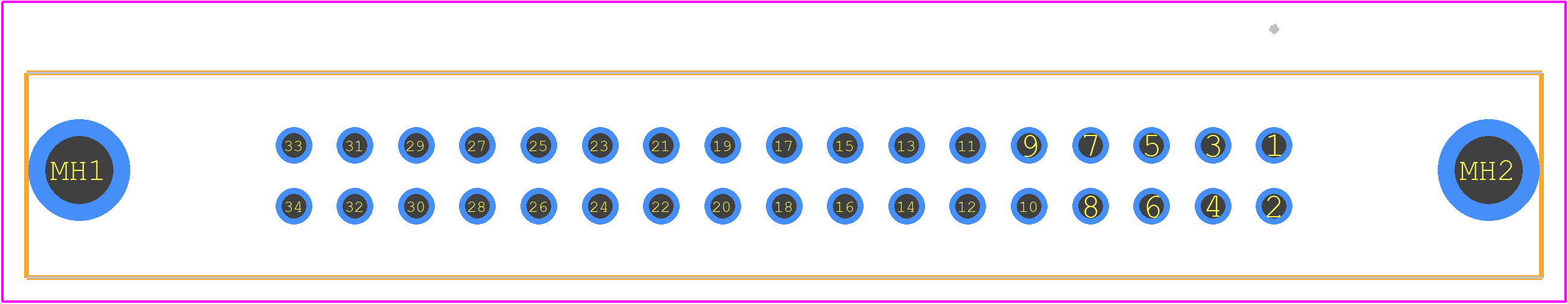 09 18 534 7904 - HARTING PCB footprint - Other - Other - 09185347904-2