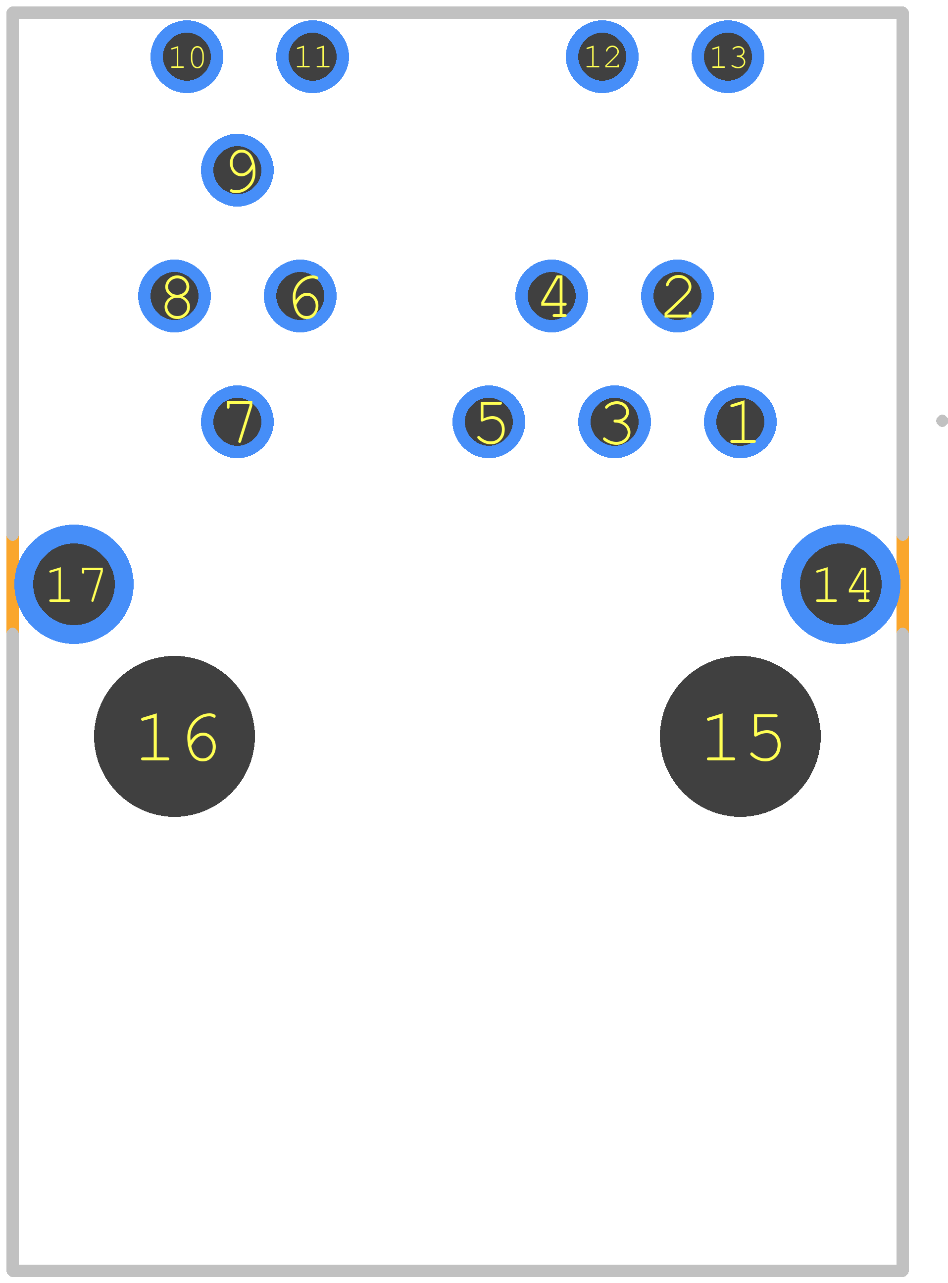 PCB Footprint - BelFuse - SI-52007-F