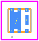 SIA431DJ-T1-GE3 - Vishay PCB footprint - Other - Other - PowerPAK® SC70-6L Single