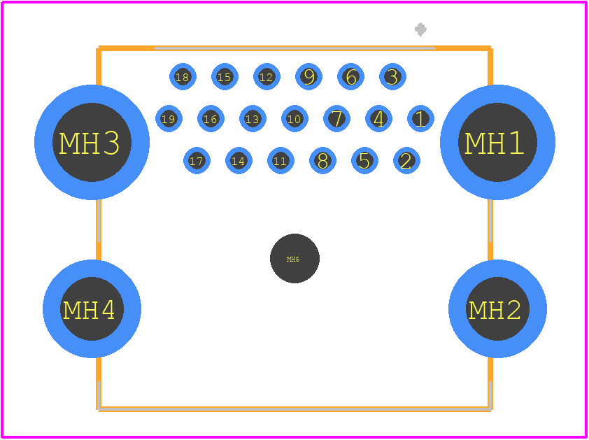 1746679-1 - TE Connectivity PCB footprint - Other - Other - 1746679-1-3