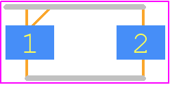 VS-3EJH02HM3/6B - Vishay PCB footprint - Small Outline Diode Flat Lead - Small Outline Diode Flat Lead - DO-221AC_2024