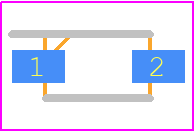 BAS16H,115 - Nexperia PCB footprint - Small Outline Diode - Small Outline Diode - SOD123F