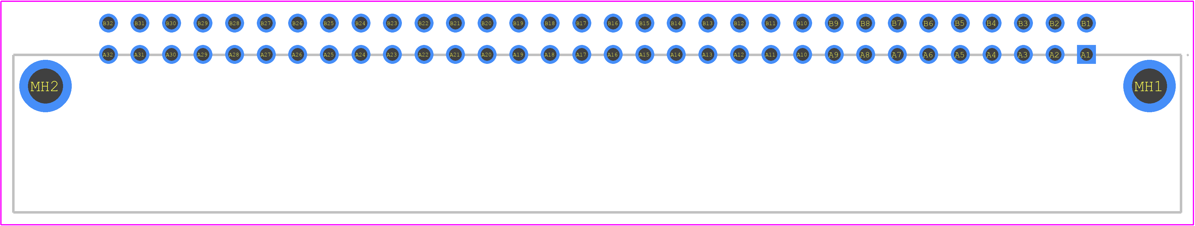 384253 - TE Connectivity PCB footprint - Other - Other - 384253-2