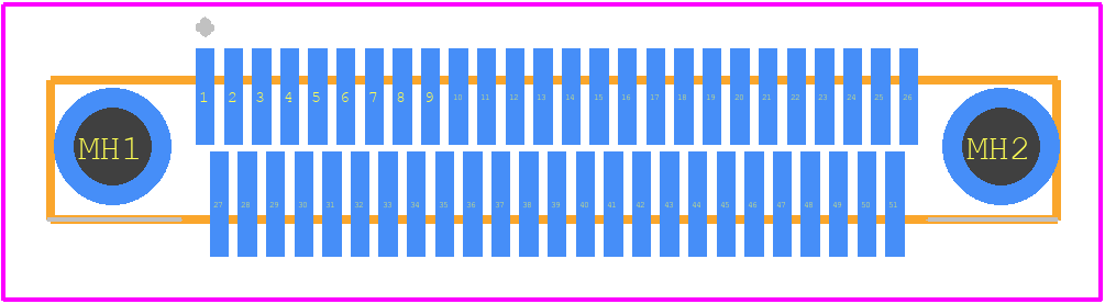 891-010-51PA2-BSST - Glenair PCB footprint - Other - Other - 891-010-51PA2-BSST-2