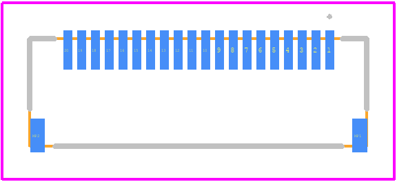 TF12S-20S-0.5SH(800) - Hirose PCB footprint - Other - Other - TF12S-20S-0.5SH(800)-3