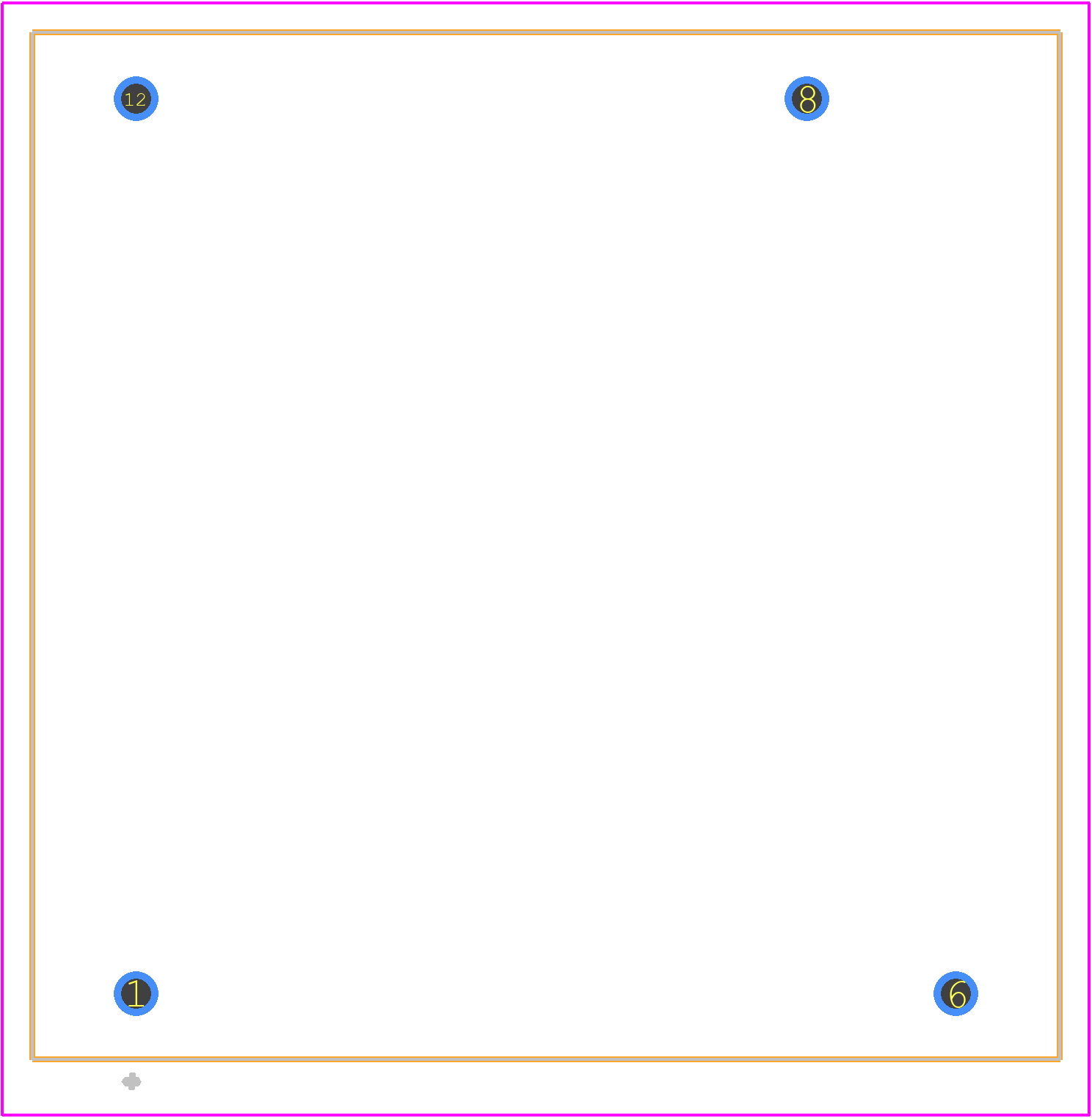 TSD-3992 - Premier Magnetics PCB footprint - Other - Other - TSD-3992-4