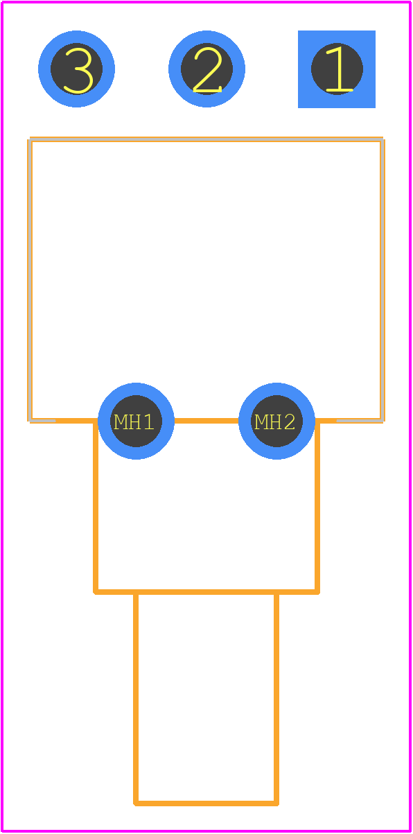 E105SF1AQE - LITTELFUSE PCB footprint - Other - Other - E105SF1AQE-5