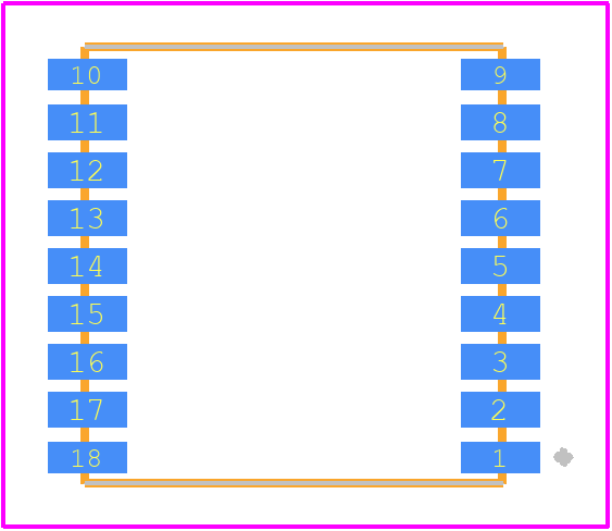 MAX-M8W-0-10 - u-blox PCB footprint - Other - Other - MAX-M8W-0-10
