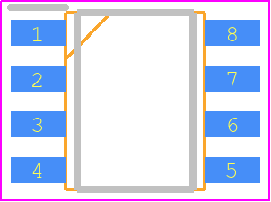 IPS6404L-SQ-SPN - Electrodragon PCB footprint - Small Outline Packages - Small Outline Packages - sop8