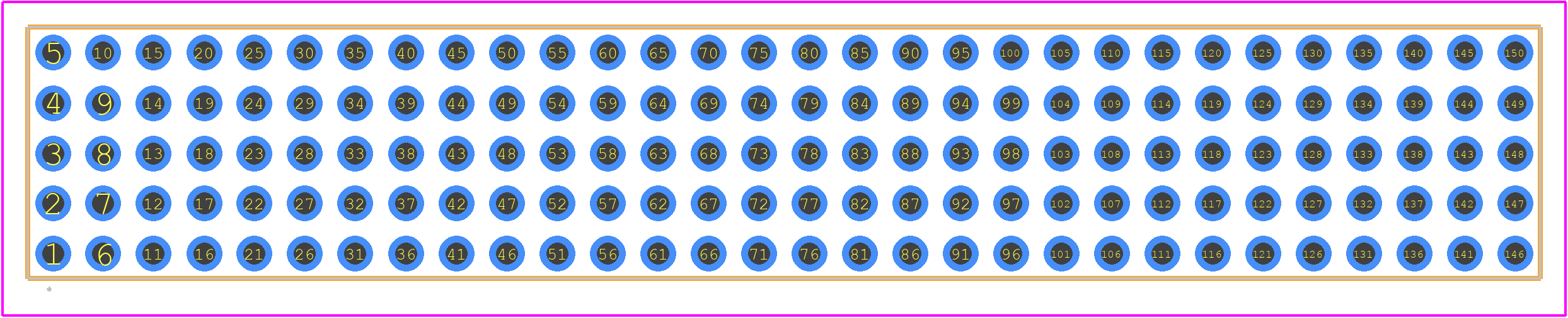 TW-30-06-L-5-415-100 - SAMTEC PCB footprint - Other - Other - TW-30-06-L-5-415-100-3