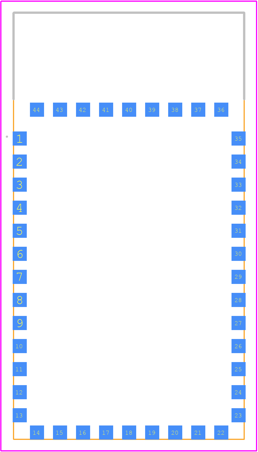 RN131C/RM - Microchip PCB footprint - Other - Other - RN131C/RM-2