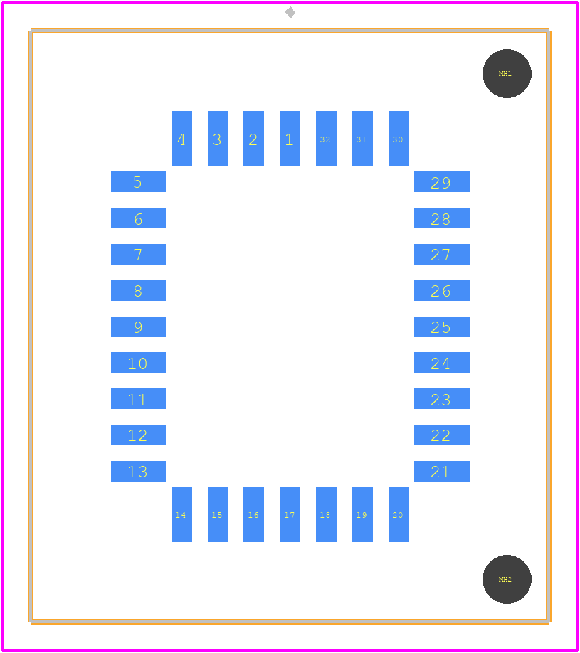 8432-21A1-RK-TP - 3M PCB footprint - Other - Other - 8432-21A1-RK-TP-2