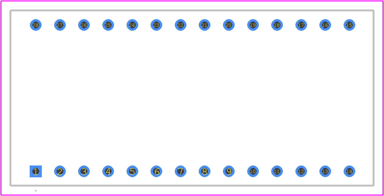 DS1230Y-150+ - Analog Devices PCB footprint - Other - Other - MDT28+3