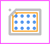 MAX5715AWC+T - Analog Devices PCB footprint - BGA - BGA - W121B2+1_2021