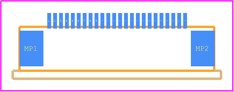 AFC07-S24FCC-00 - JUSHUO PCB footprint - Other - Other - AFC07-S24FCC-00-3