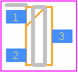BS170FTA - Diodes Incorporated PCB footprint - SOT23 (3-Pin) - SOT23 (3-Pin) - sot_23_24