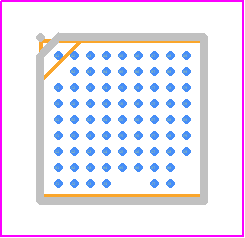 CY8C4248FNI-BL553T - Infineon PCB footprint - BGA - BGA - 76-ball WLCSP_2024