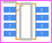 LT3007HTS8#TRMPBF - Analog Devices PCB footprint - Small Outline Packages - Small Outline Packages - 8-Lead Plastic TSOT-23