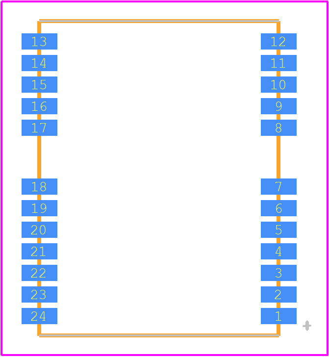 NEO-7N-0-002 - u-blox PCB footprint - Other - Other - NEO-7N-0-002-1