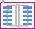 MAX13208EALB+T - Analog Devices PCB footprint - Small Outline No-lead - Small Outline No-lead - L1022-1