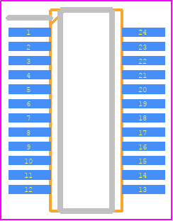 MBI5124GM - MBI PCB footprint - Small Outline Packages - Small Outline Packages - MSSOP-24