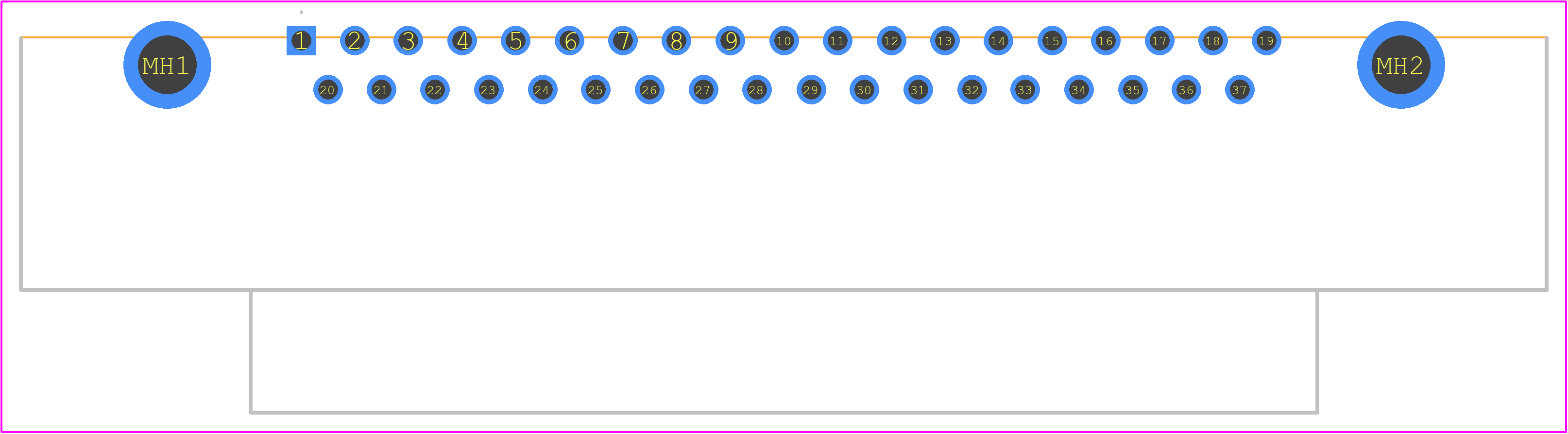 09676376758 - HARTING PCB footprint - Other - Other - 09676376758-1