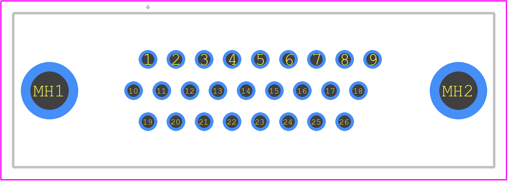 09562615712 - HARTING PCB footprint - Other - Other - 09562615712
