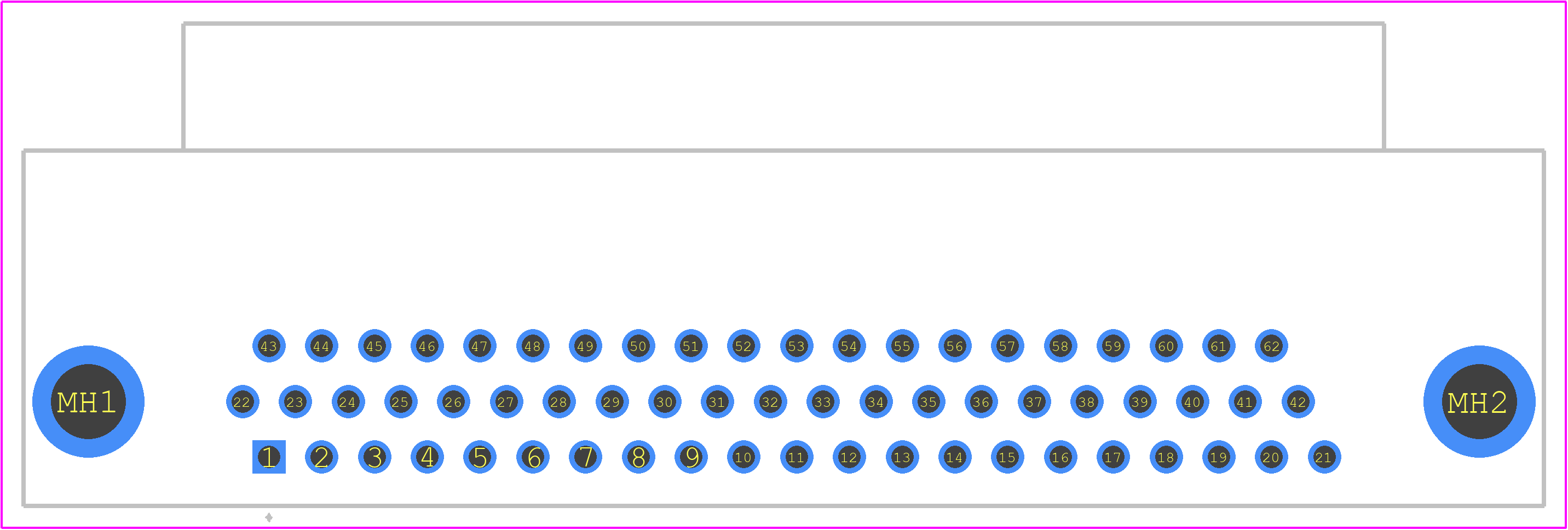 09564525612 - HARTING PCB footprint - Other - Other - 09564525612-1
