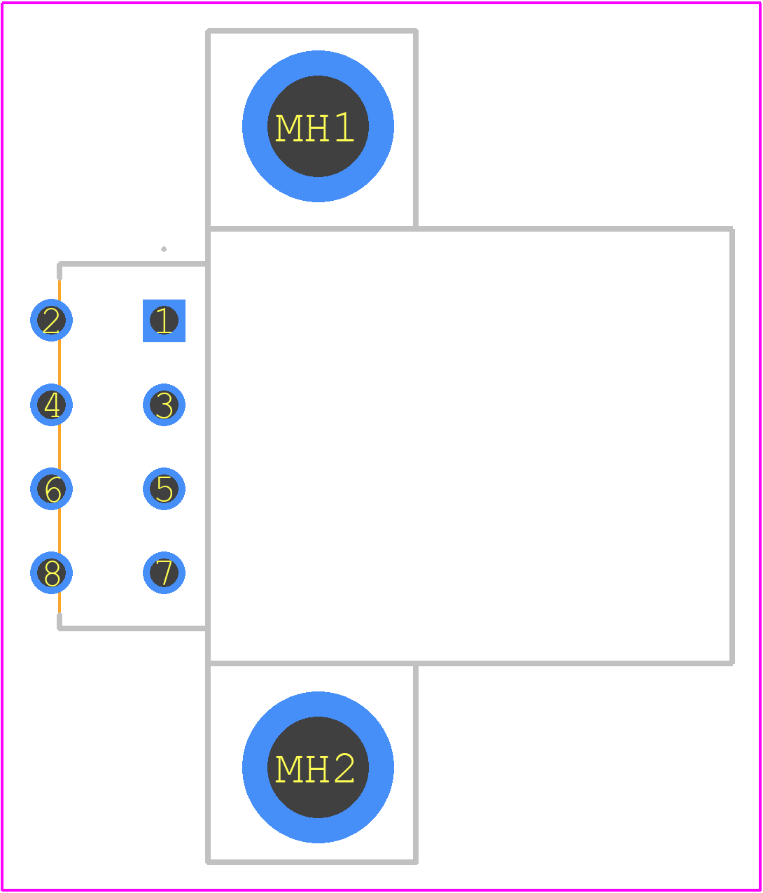 172244-1 - TE Connectivity PCB footprint - Other - Other - 172244-1-2